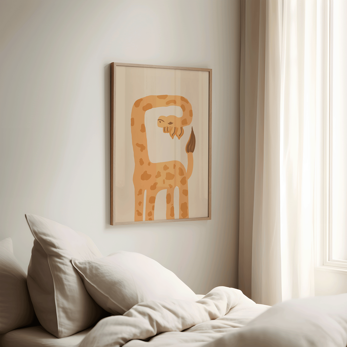 Giraffe Nursery Print