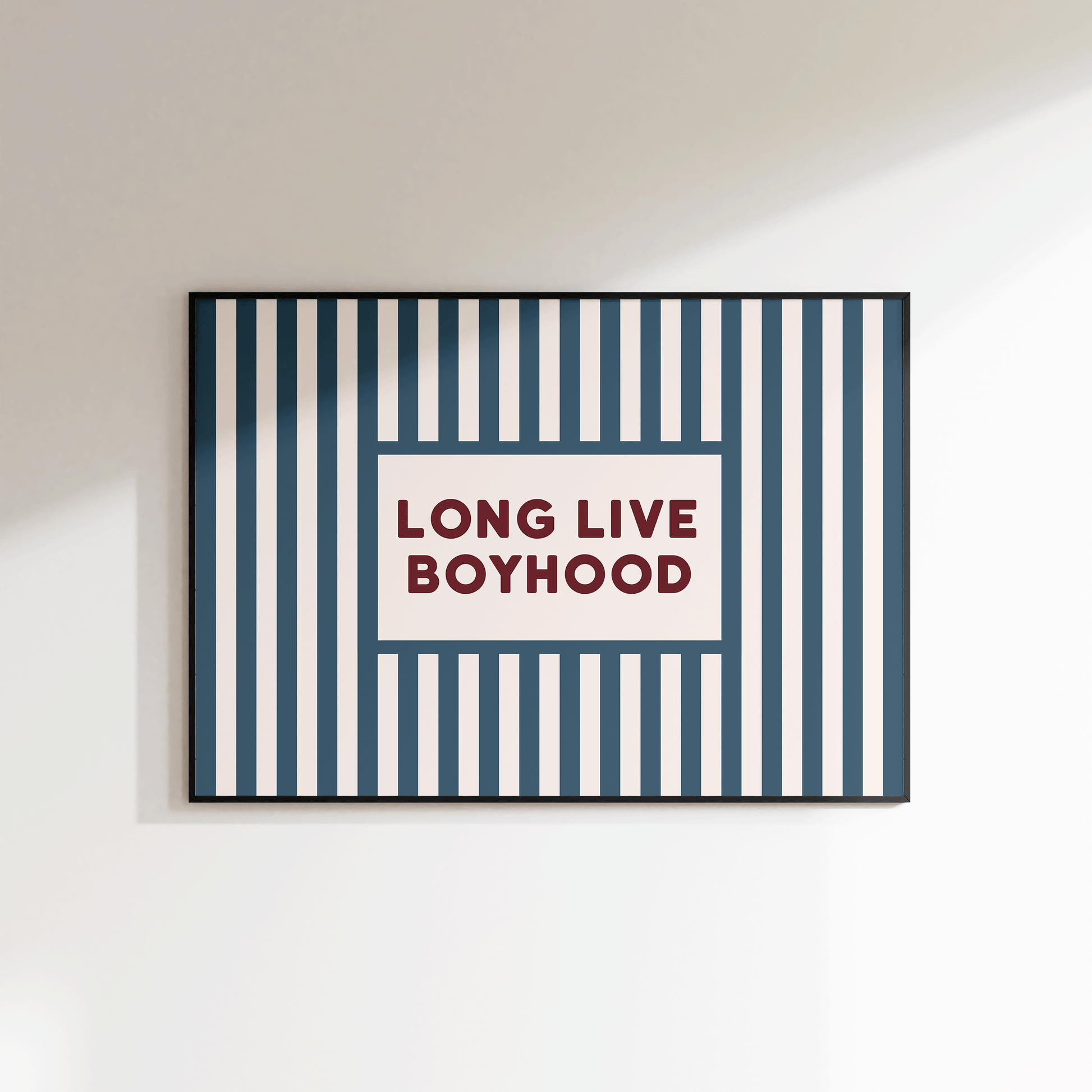 Long Live Boyhood Print - Refined Spaces 