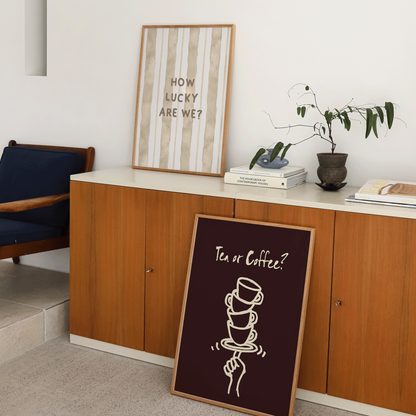 Tea or Coffee Print - Refined Spaces 
