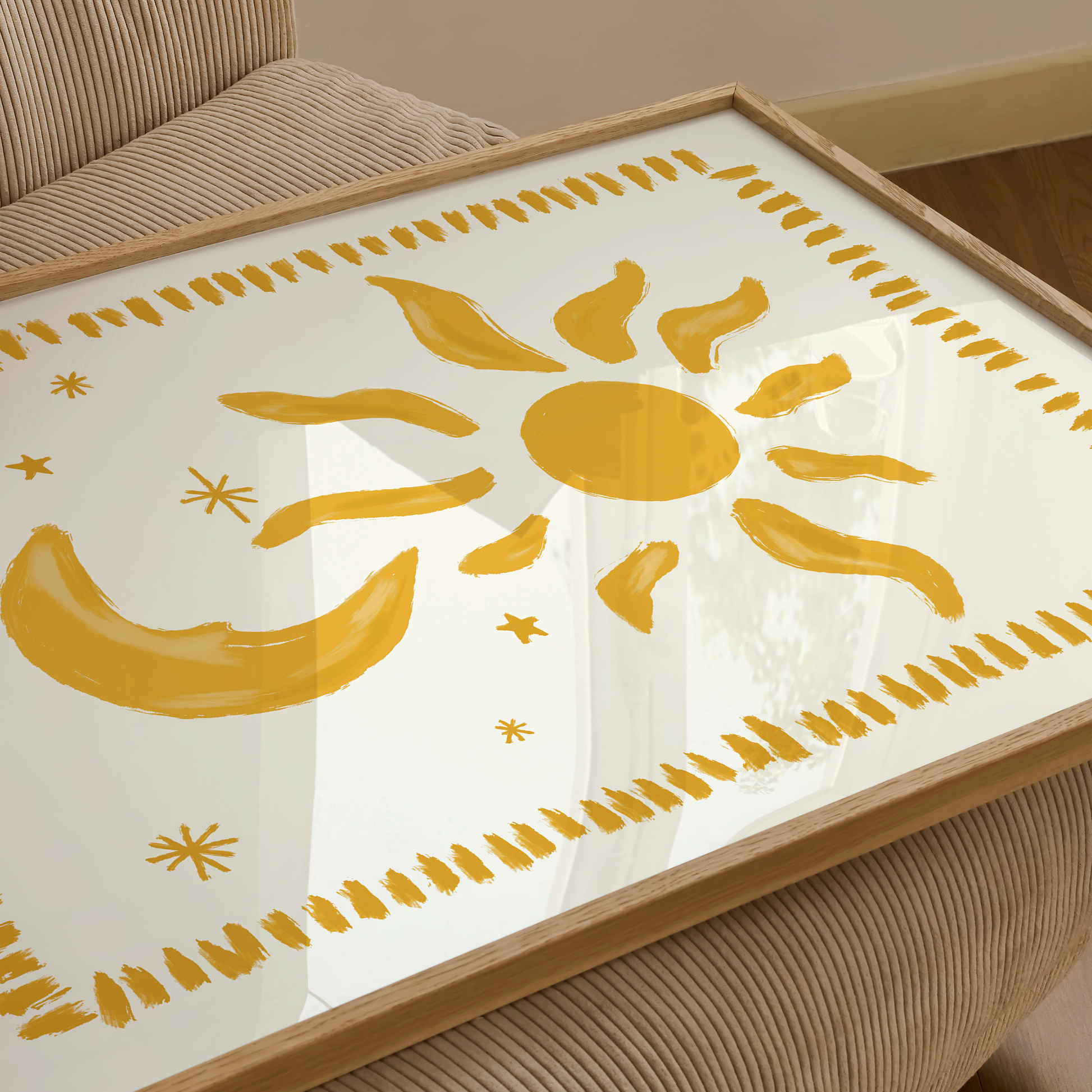 Celestial Sun and Moon Print - Refined Spaces 