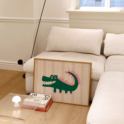 Crocodile Nursery Print - Refined Spaces