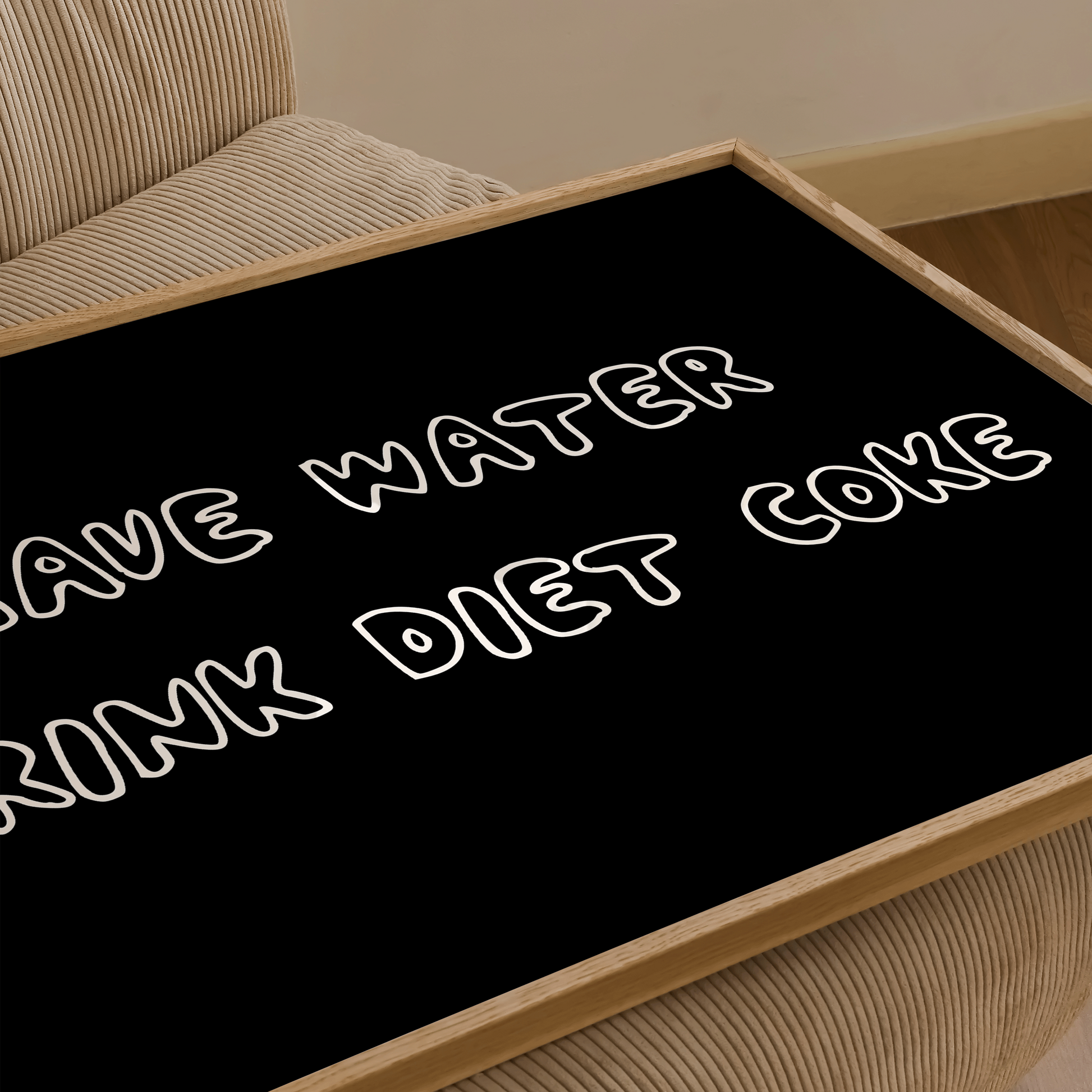 Save Water, Drink Diet Coke Print - Refined Spaces 