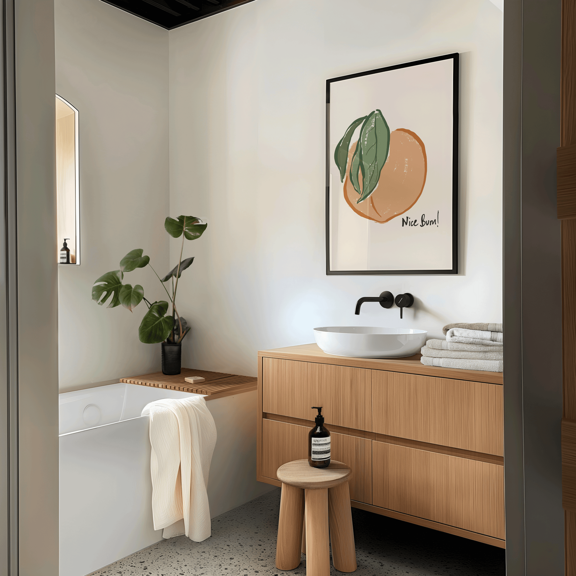 Nice Bum Print - Refined Spaces 