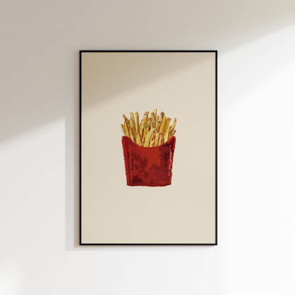 French Fries Print