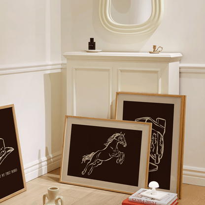 Western Horse Print - Refined Spaces