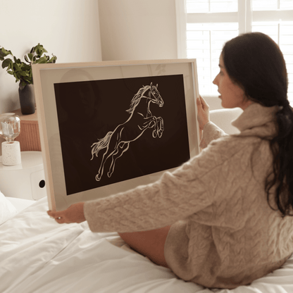 Western Horse Print - Refined Spaces