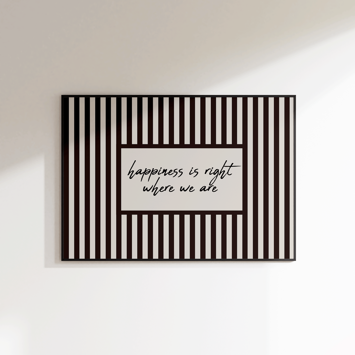 Happiness Is Right Where We Are Print - Refined Spaces