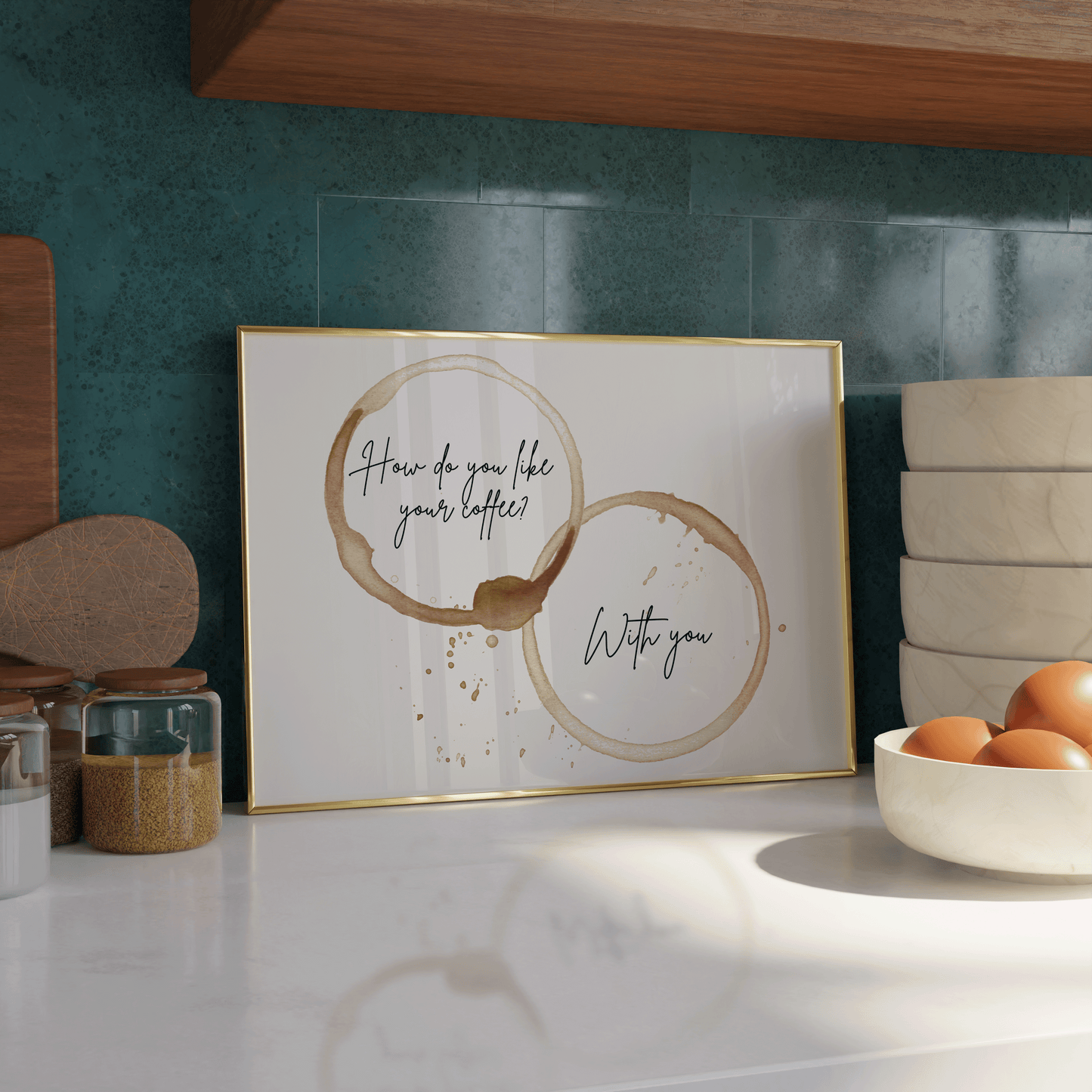 Coffee Wall Art - Landscape Print - Refined Spaces 