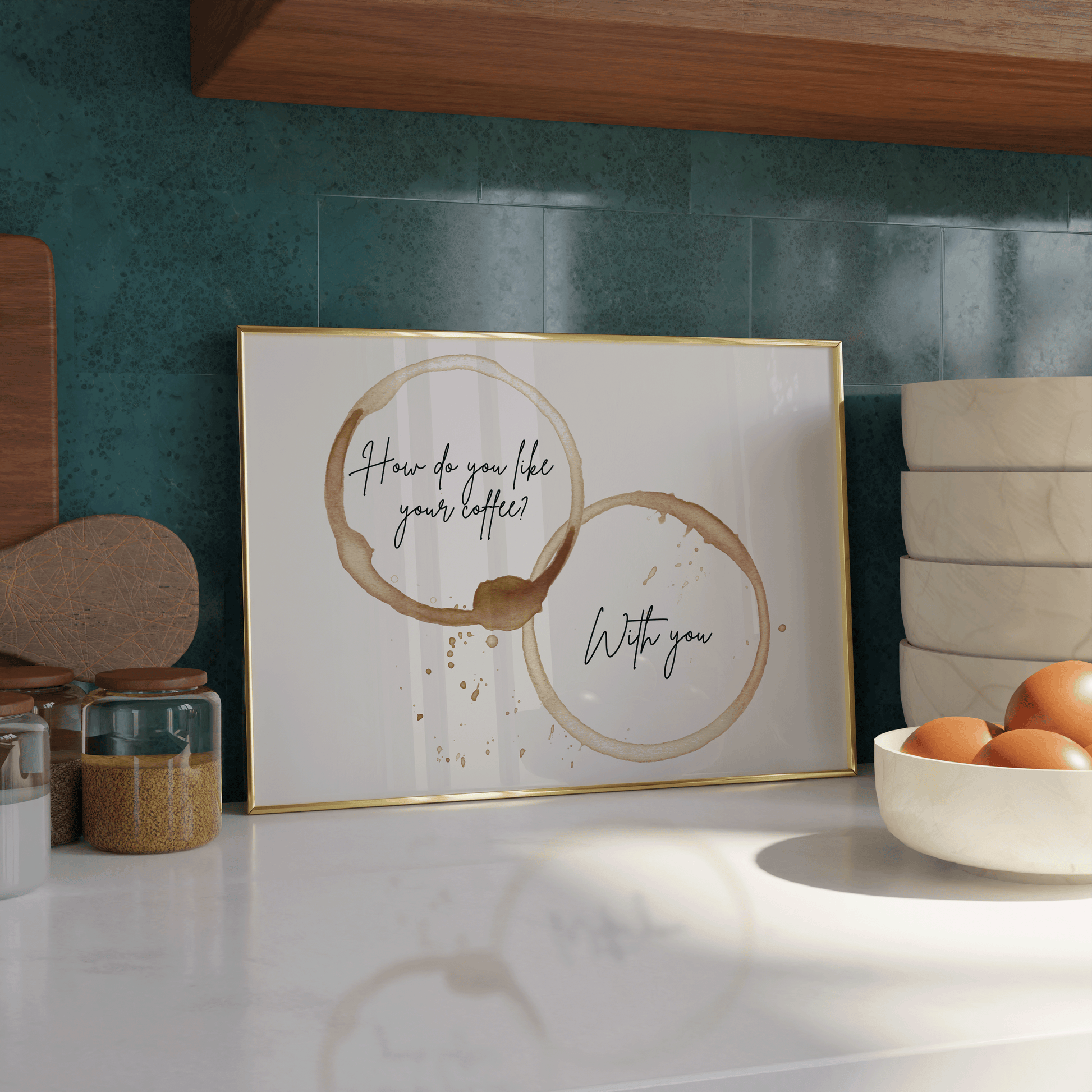 Coffee Wall Art - Landscape Print - Refined Spaces 