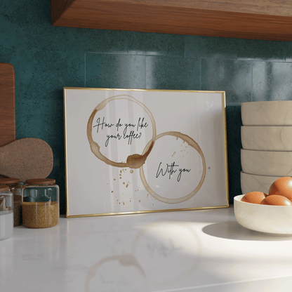 Coffee Wall Art - Landscape Print - Refined Spaces
