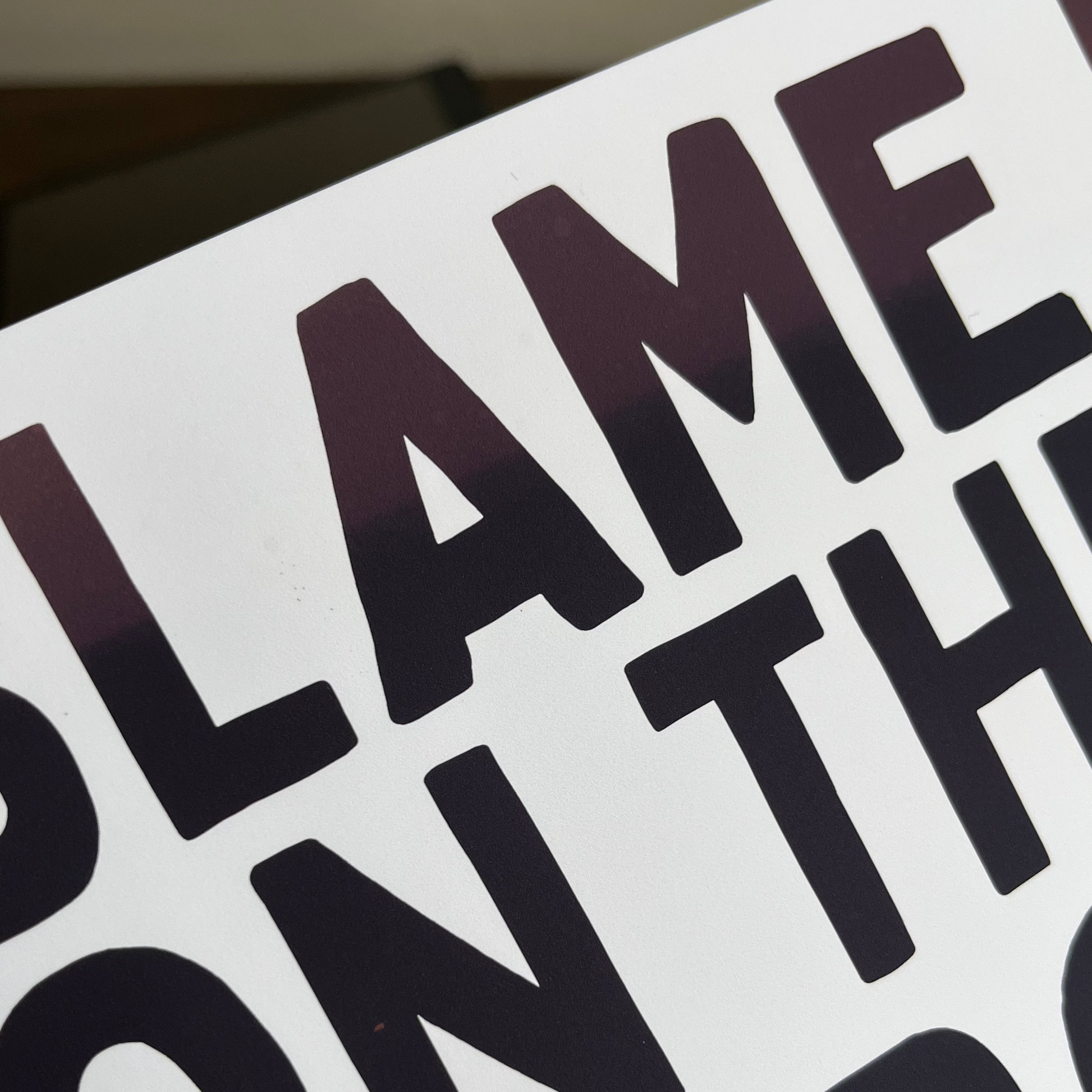 Blame It On The Margs Print - SECONDS - Refined Spaces 