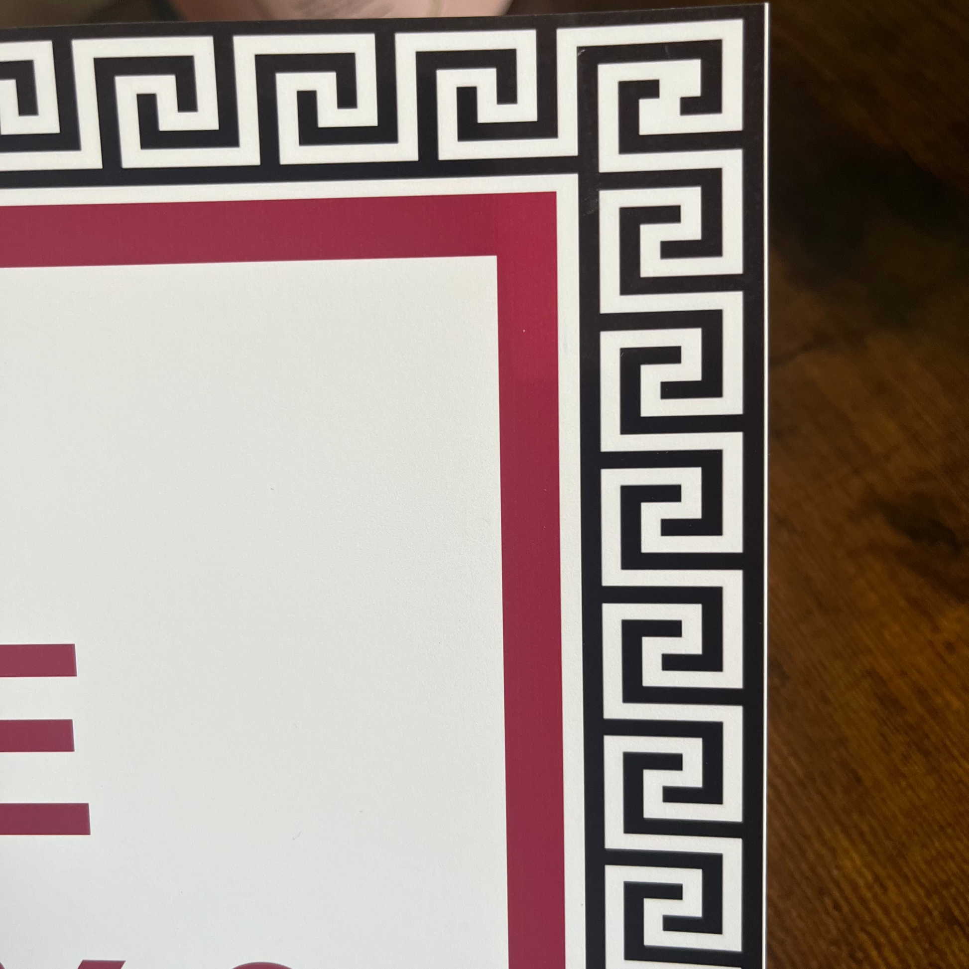 Please Leave By 9 Print - SECONDS - Refined Spaces 