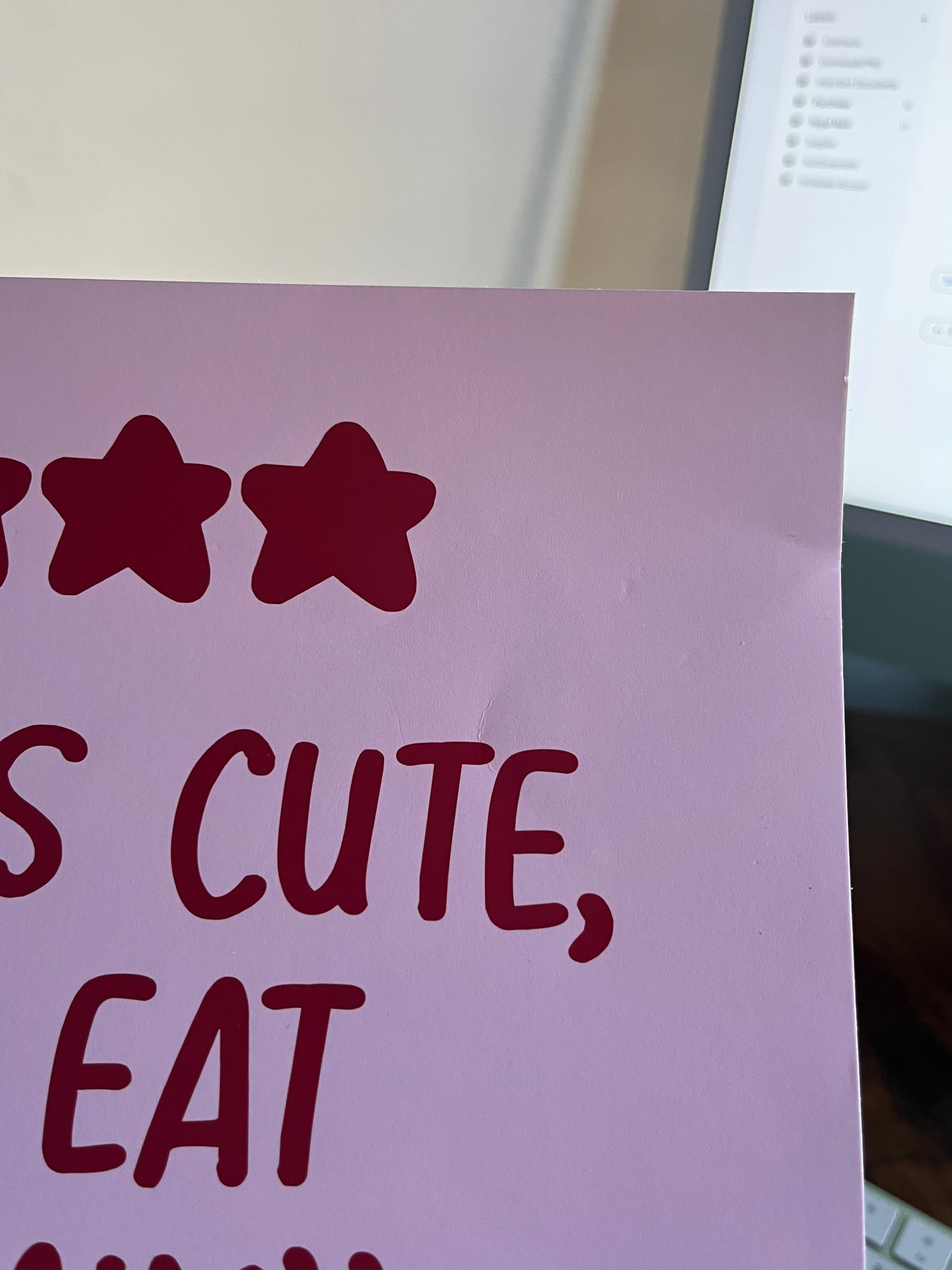 Chef Was Cute Landscape Print - SECONDS - Refined Spaces 