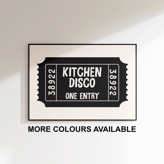 Kitchen Disco Ticket Print - Refined Spaces 