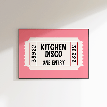 Kitchen Disco Ticket Print - Refined Spaces