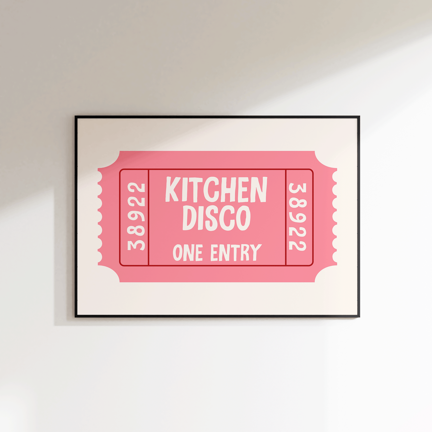 Kitchen Disco Ticket Print - Refined Spaces 
