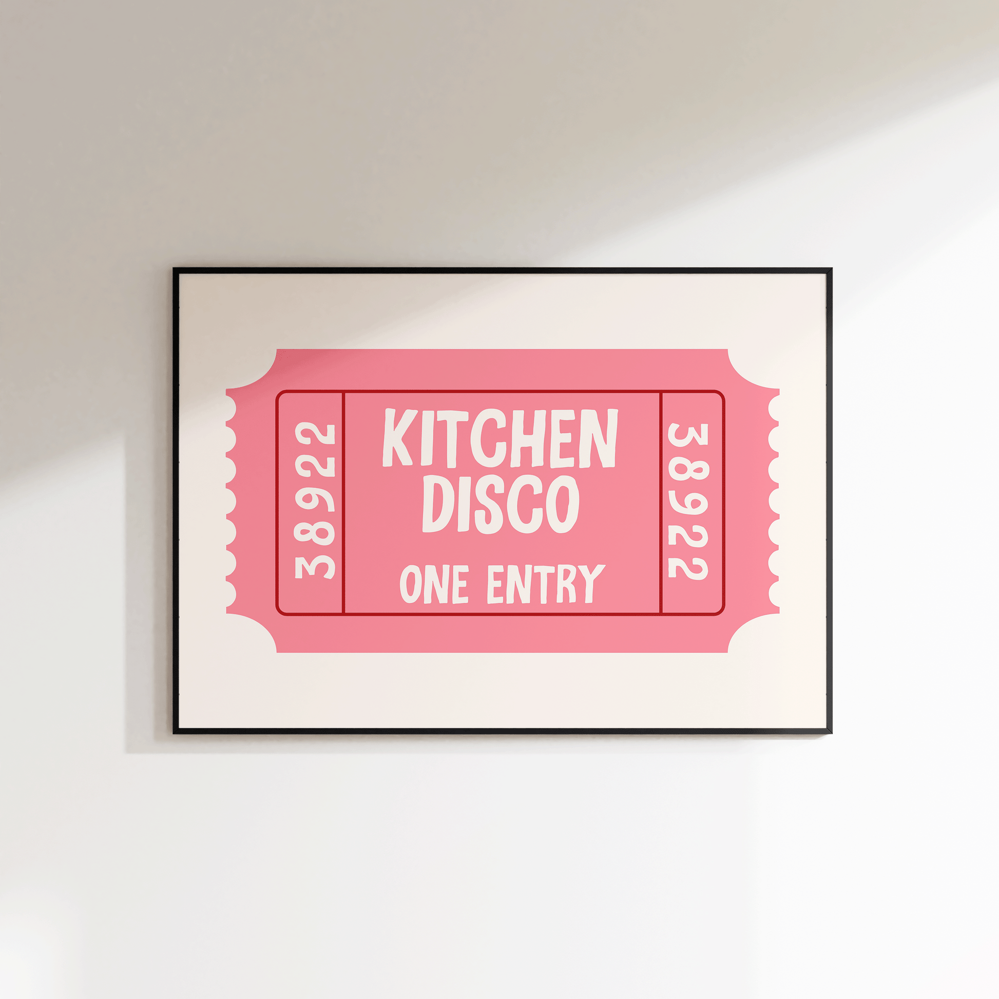 Kitchen Disco Ticket Print - Refined Spaces 