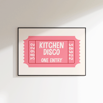 Kitchen Disco Ticket Print - Refined Spaces