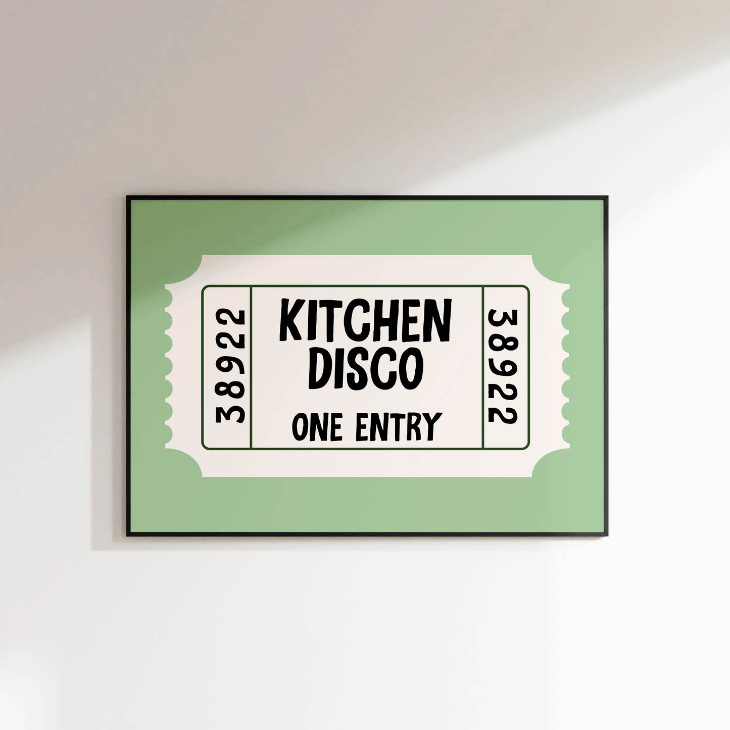 Kitchen Disco Ticket Print - Refined Spaces 