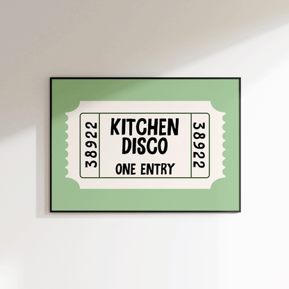 Kitchen Disco Ticket Print - Refined Spaces