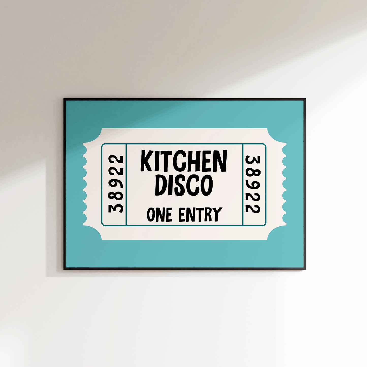 Kitchen Disco Ticket Print - Refined Spaces 