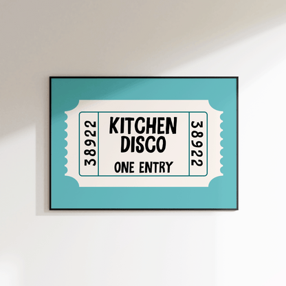 Kitchen Disco Ticket Print - Refined Spaces