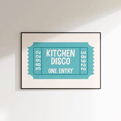 Kitchen Disco Ticket Print - Refined Spaces