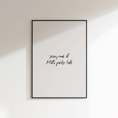 M&S Picky Bits Print - Refined Spaces 