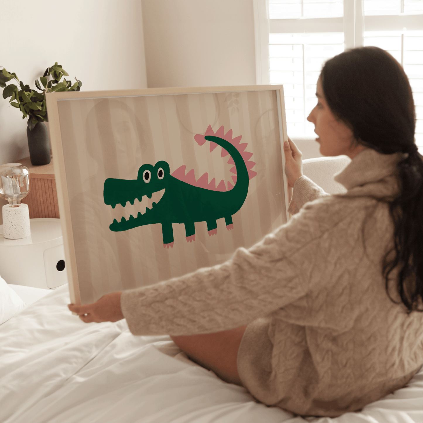 Crocodile Nursery Print - Refined Spaces 