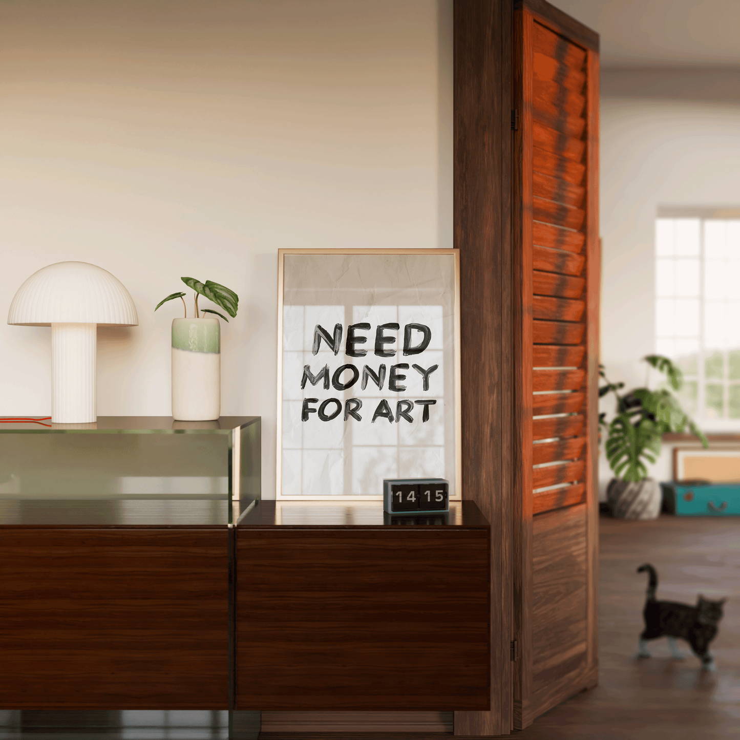 Need Money For Art Print - Refined Spaces 