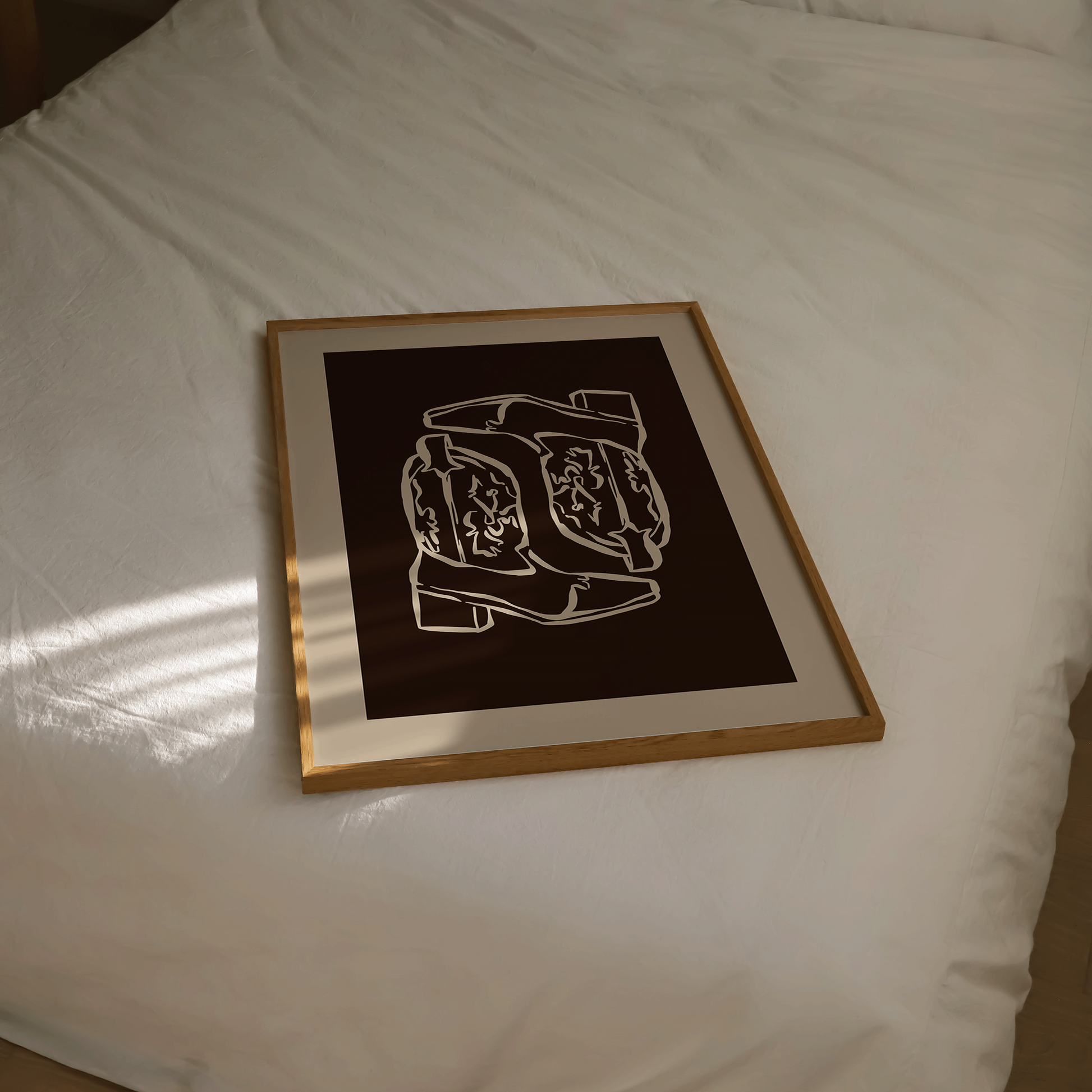 Cowboy Boots Print - Refined Spaces