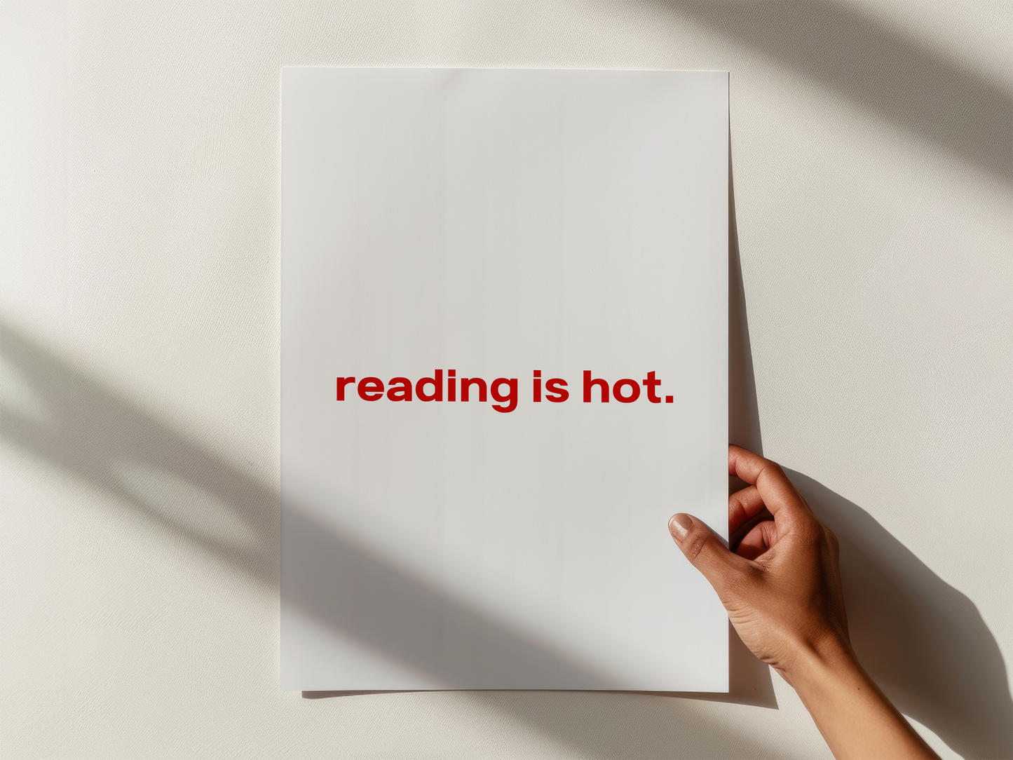 Reading Is Hot Print