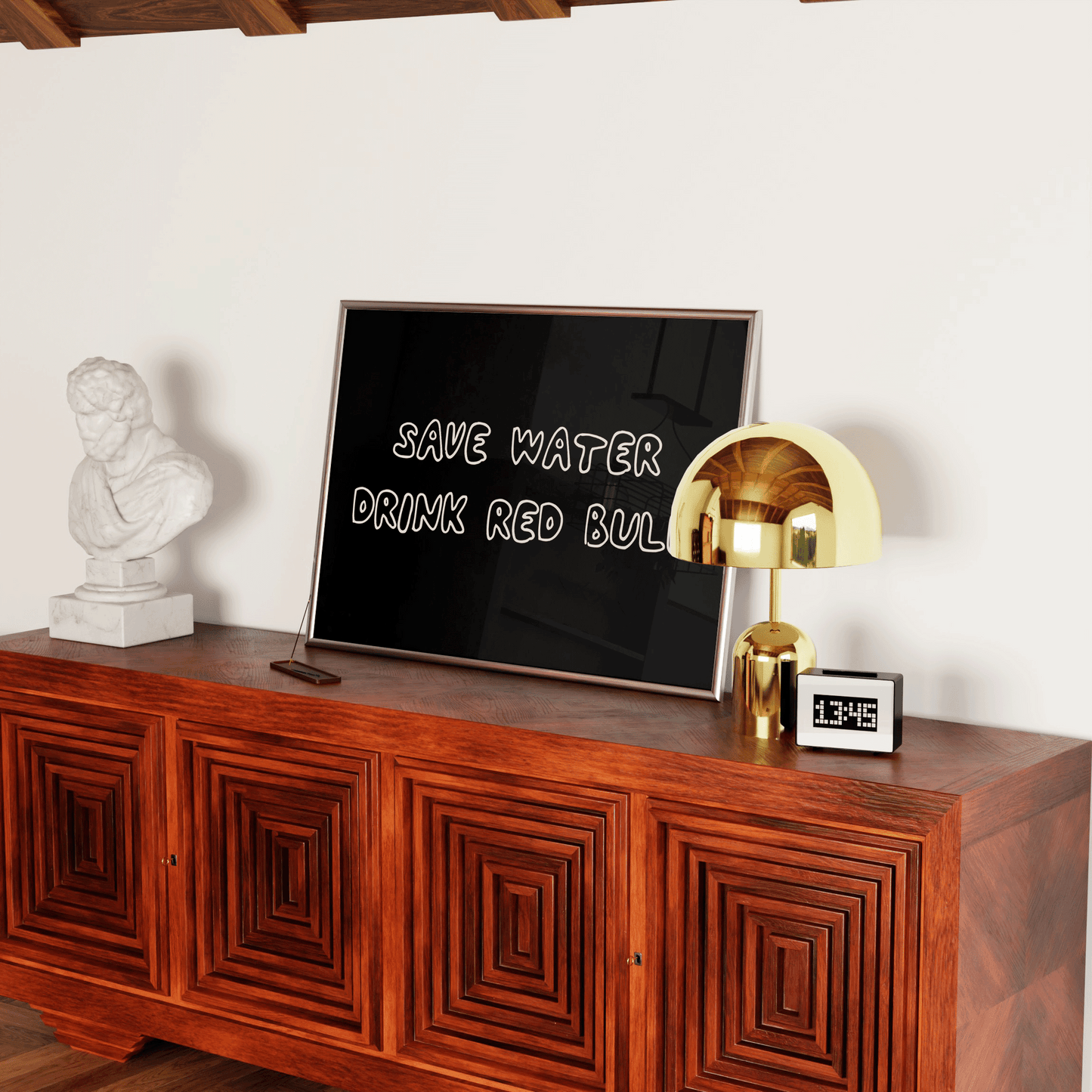 Save Water Drink Red Bull Print