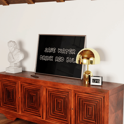 Save Water Drink Red Bull Print