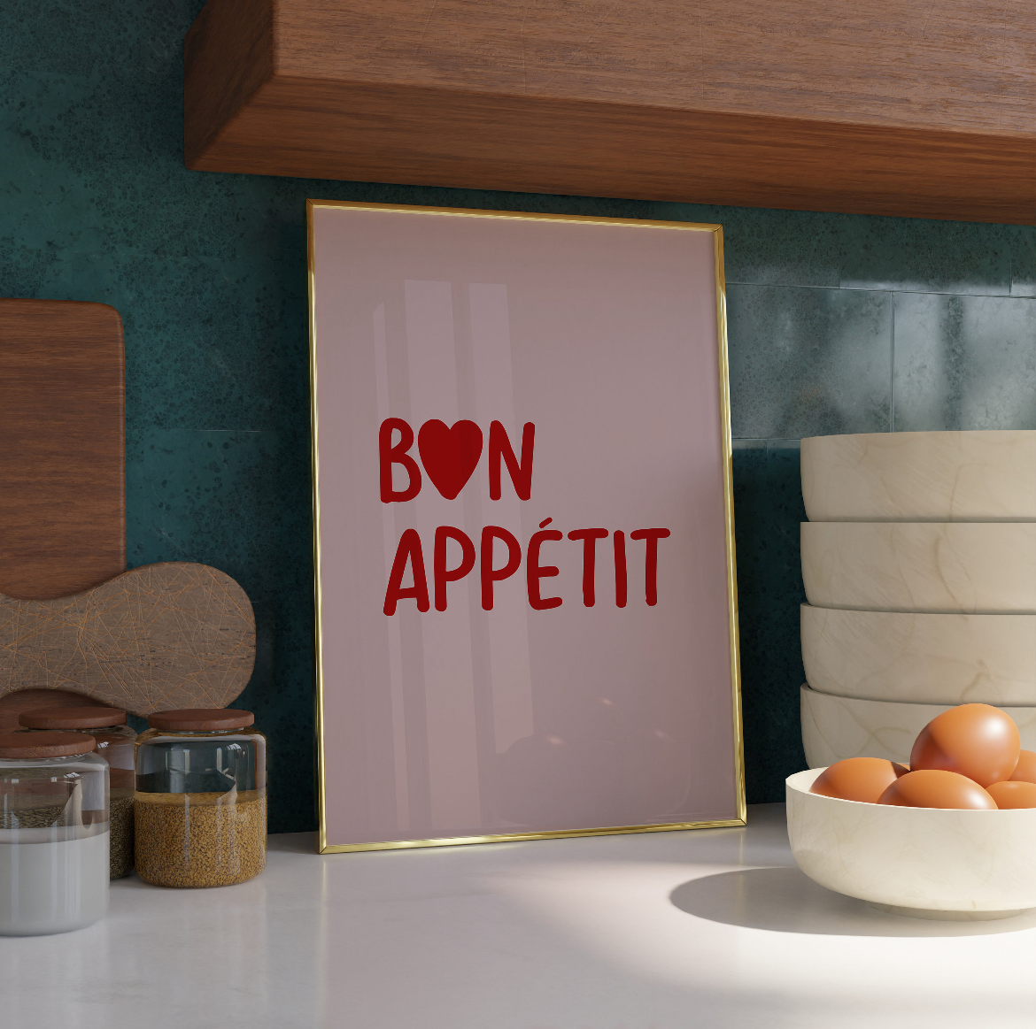 Bon Appetit Print - Refined Spaces 