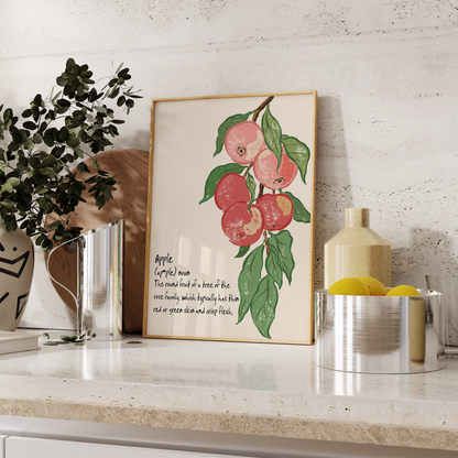 Apple Definition Print - Refined Spaces