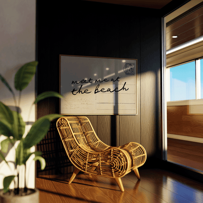 Meet Me At The Beach Print - Refined Spaces 