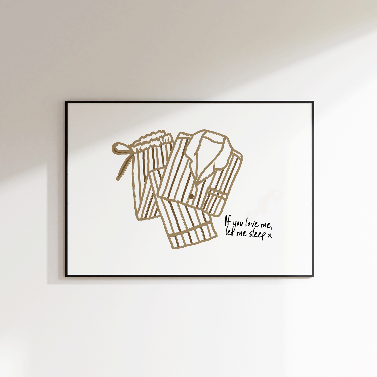 Let Me Sleep Print - Refined Spaces 