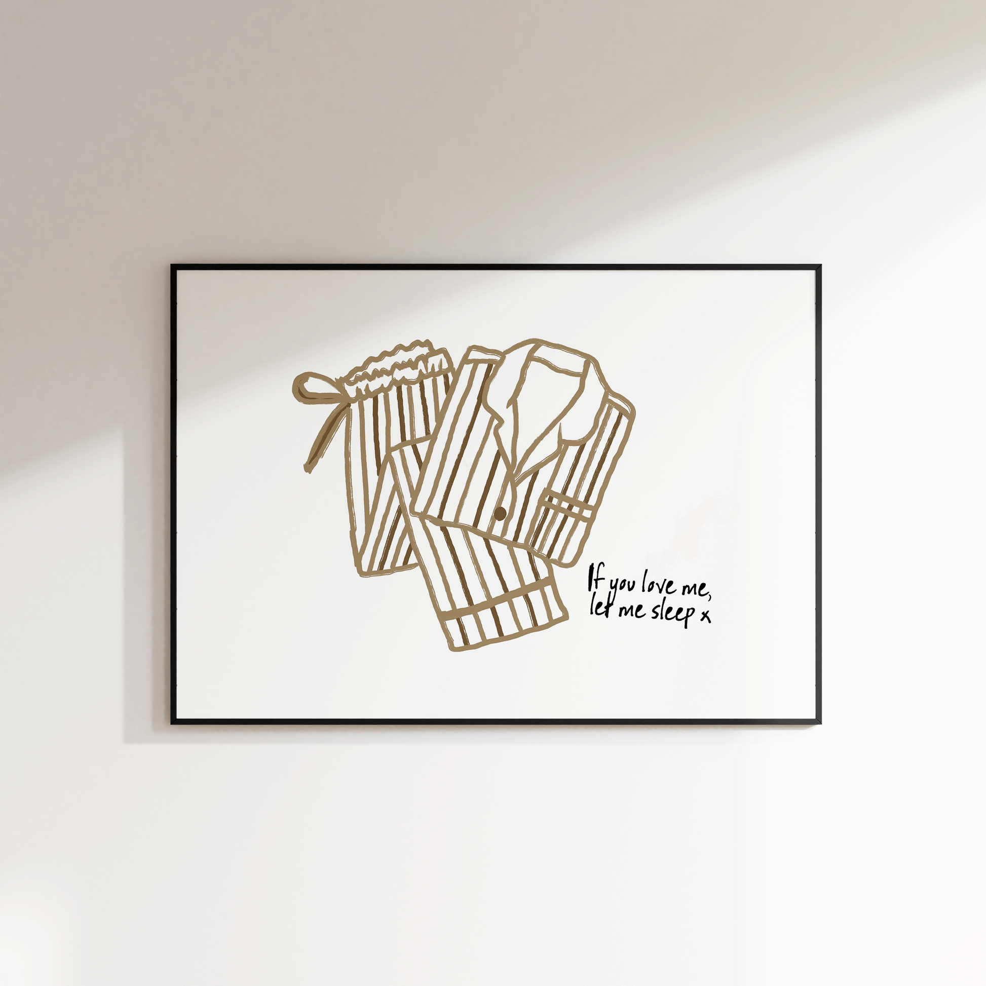 Let Me Sleep Print - Refined Spaces