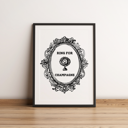 Ring for Champagne Print - Refined Spaces