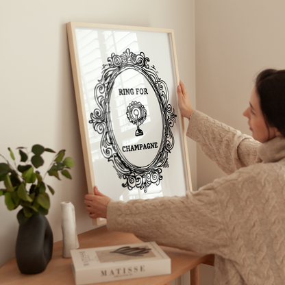 Ring for Champagne Print - Refined Spaces