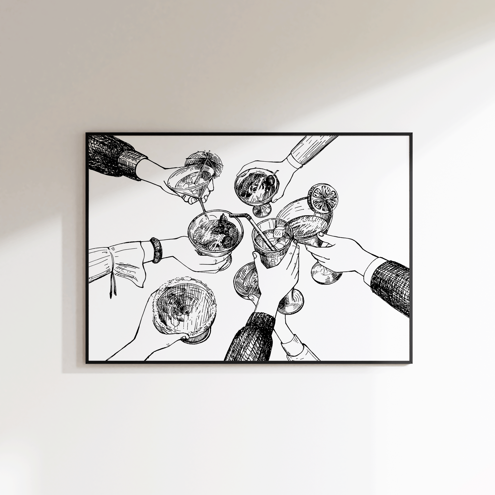 Cheers Print - SECONDS - Refined Spaces 