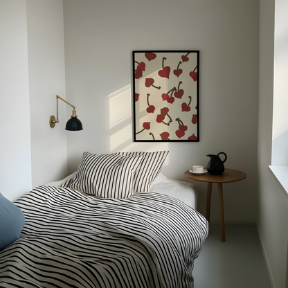 Cherry Heart Print - Refined Spaces