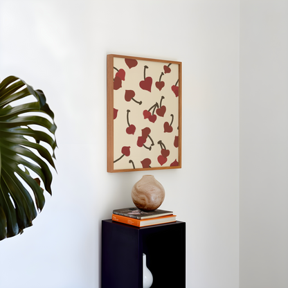 Cherry Heart Print - Refined Spaces