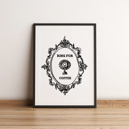 Ring for Coffee Print - Refined Spaces 