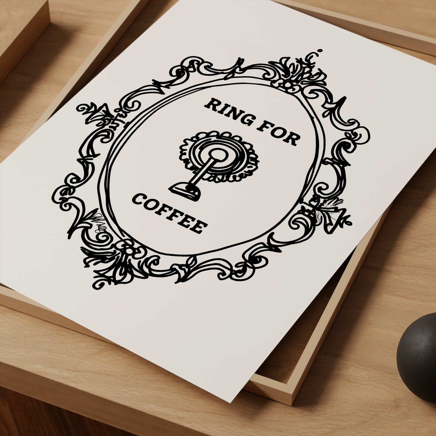 Ring for Coffee Print