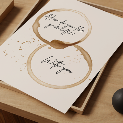 Coffee Wall Art - Portrait Print - Refined Spaces