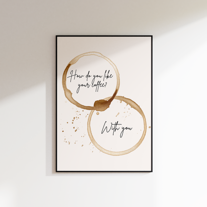 Coffee Wall Art - Portrait Print - Refined Spaces