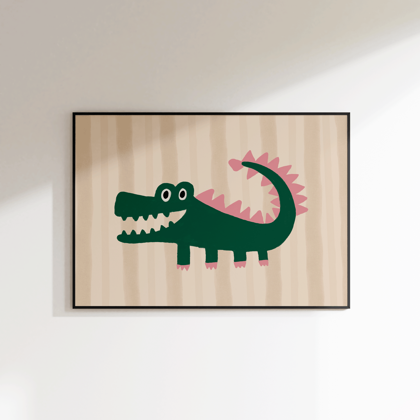 Crocodile Nursery Print - Refined Spaces 