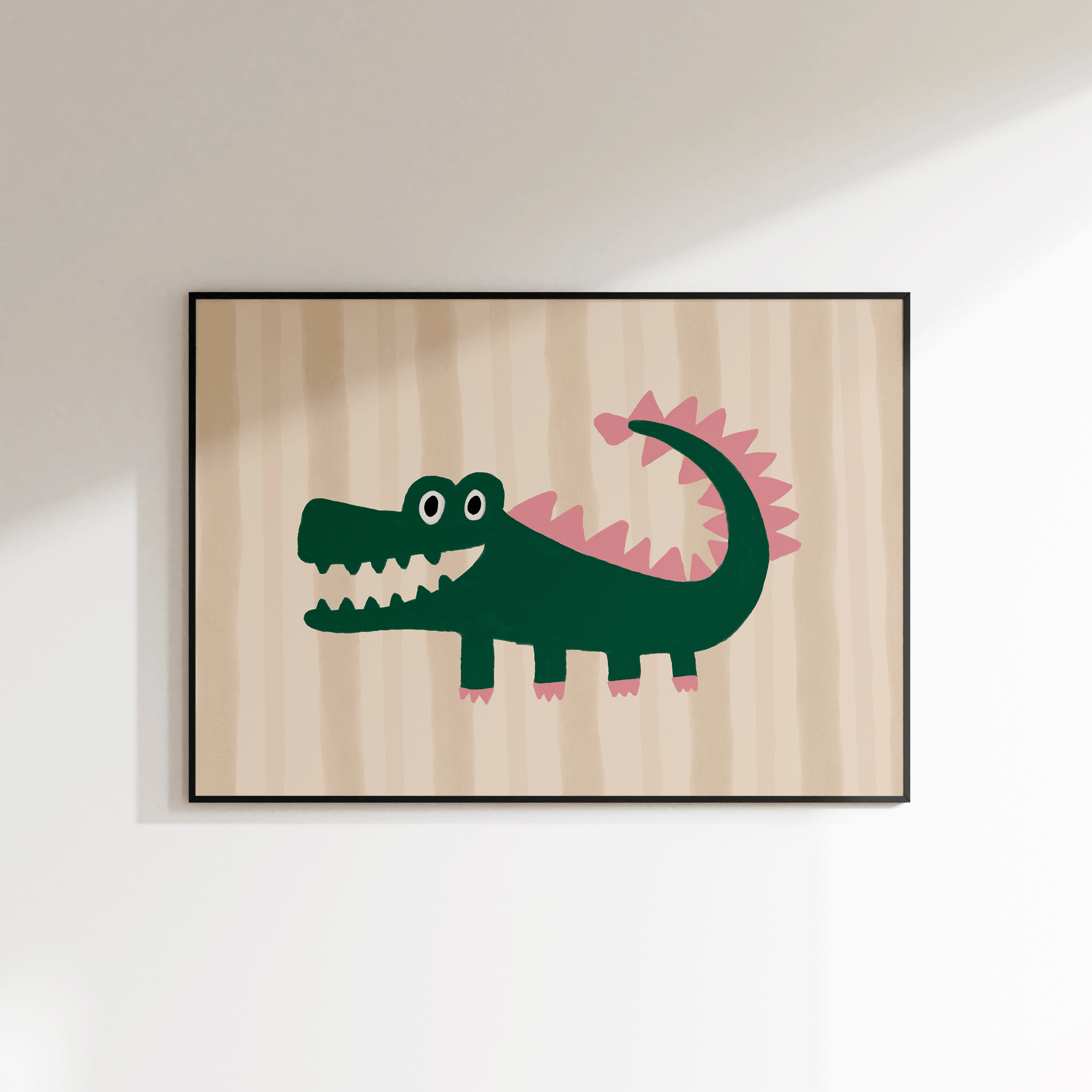 Crocodile Nursery Print - Refined Spaces 